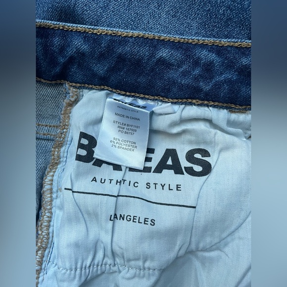 Bayeas Women Blue Denim Jeans Size 28 - Picture 5 of 8